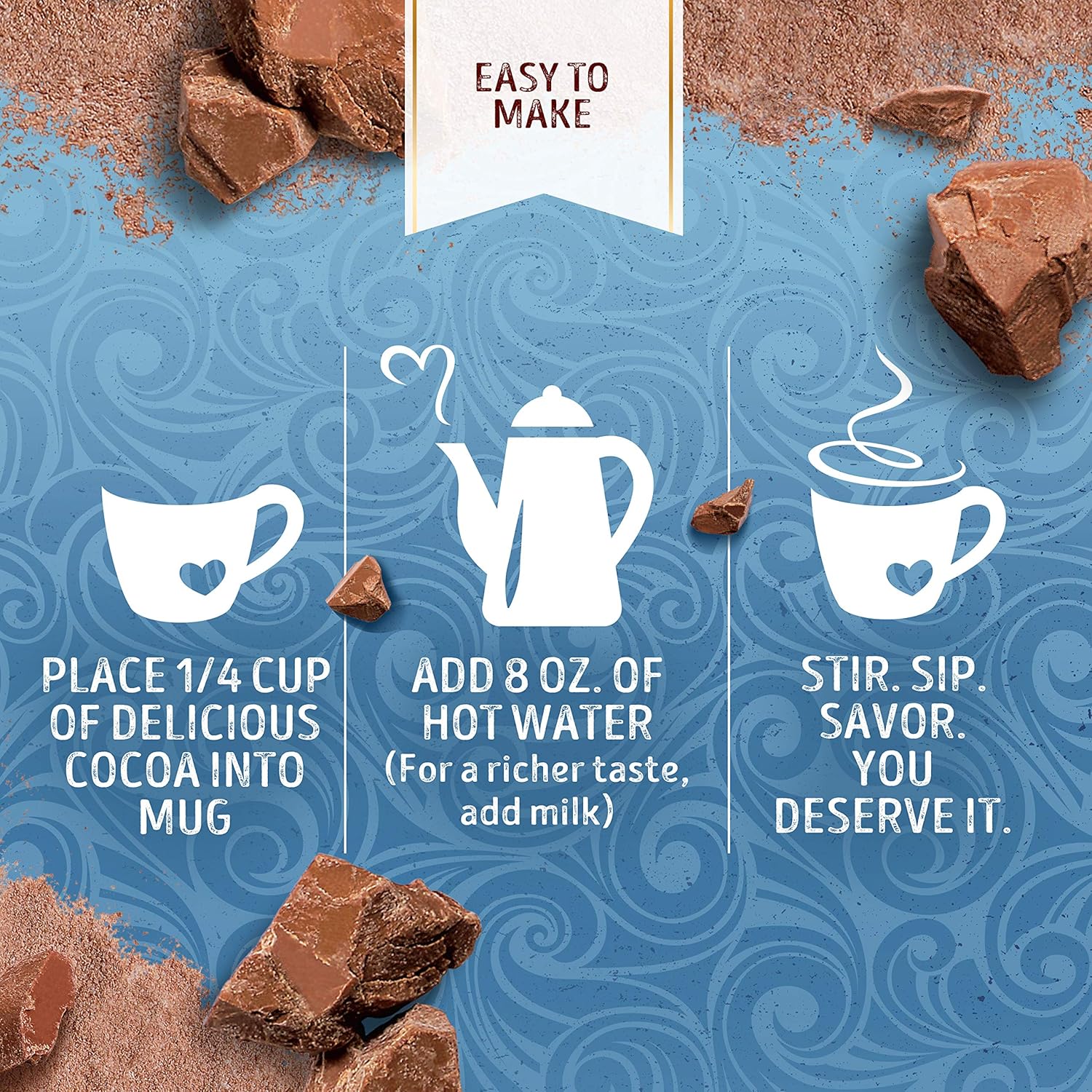 Swiss Miss Milk Chocolate Flavor Hot Cocoa Mix Canister, 76.55 Oz