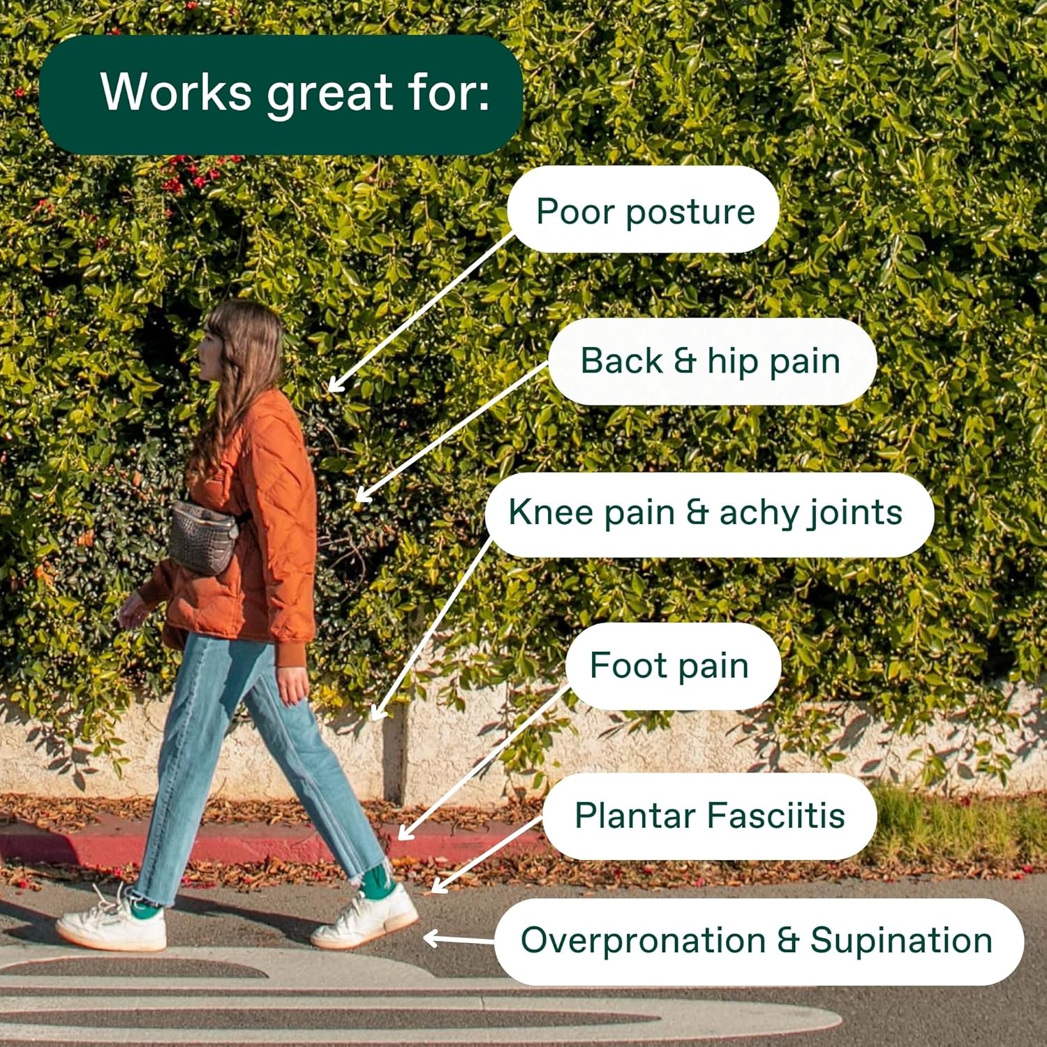 Fulton Universal Shoe Inserts For Women With Custom Molding & Arch Support - Everyday Cork Inserts For Shoes Without Removable Insoles - Prevent Overpronation & Plantar Fasciitis (Women'S Size 7.5-8) : Health & Household