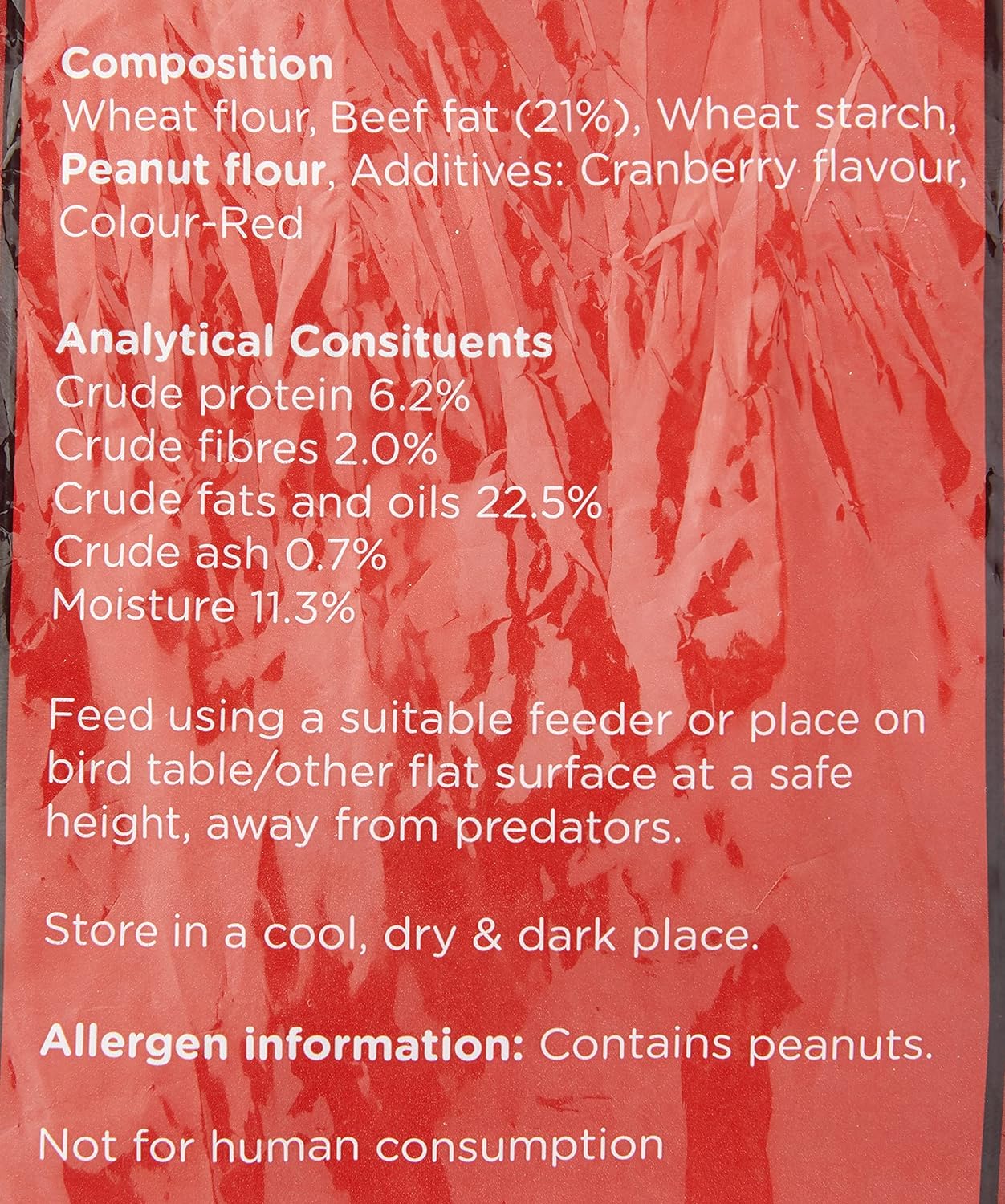 Extra Select Berry High Energy Suet Pellets Wild Bird Food - Protein, Fat Rich Year-Round Feeding - 3 Kg Refill :Garden