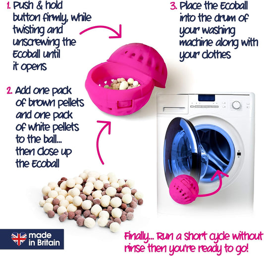 Ecozone Ecoballs Natural Blossom 1000 Washes Floral