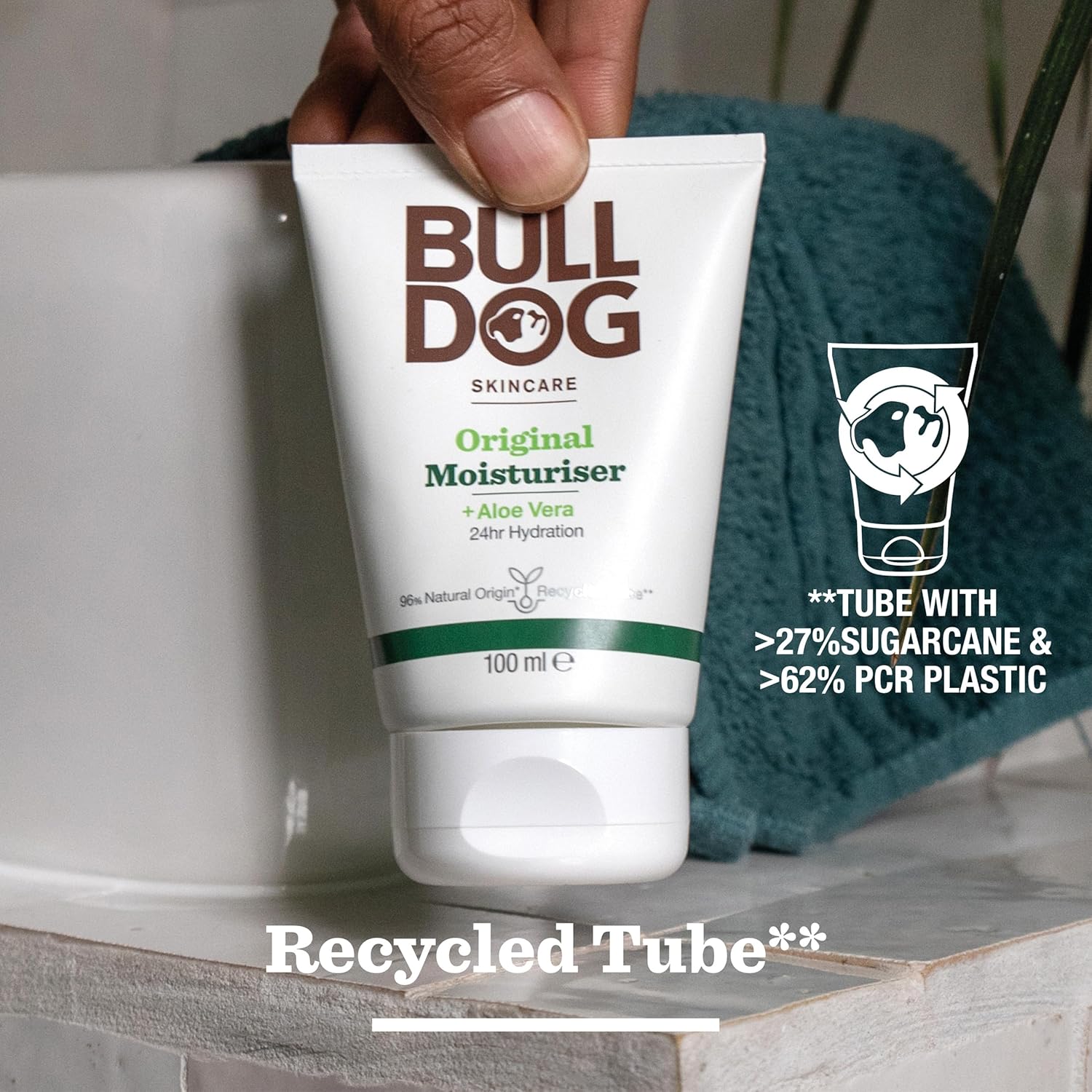 Bulldog Skincare Original Men's Moisturiser, Non-Greasy Hydration, Fast Absorption Daily Moisturiser for Men 100ml : Amazon.co.uk: Beauty