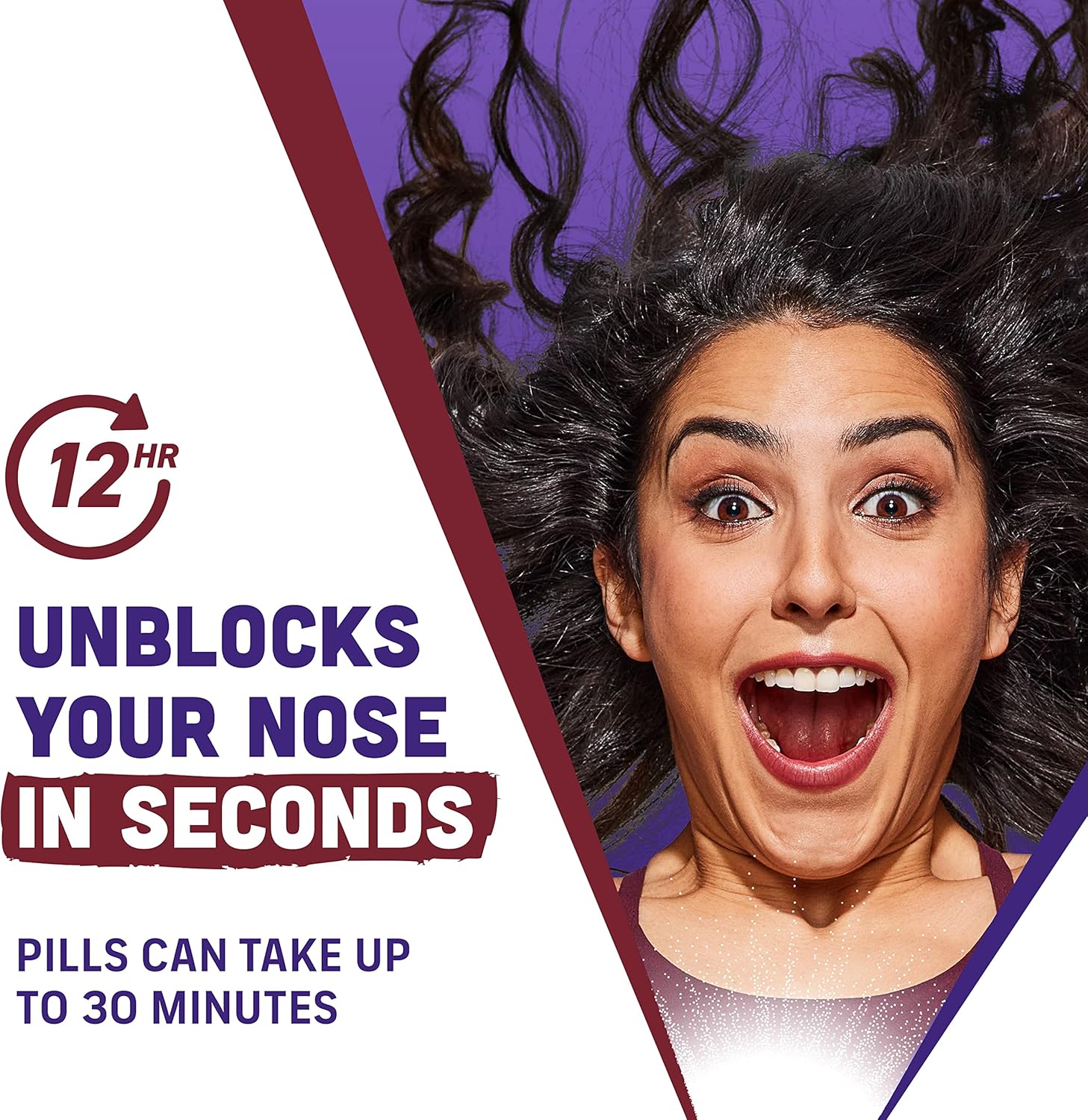 Afrin No Drip Extra Moisturizing 12 Hour Nasal Congestion Relief Pump Mist, Sinus Spray Decongestant - 15 Ml