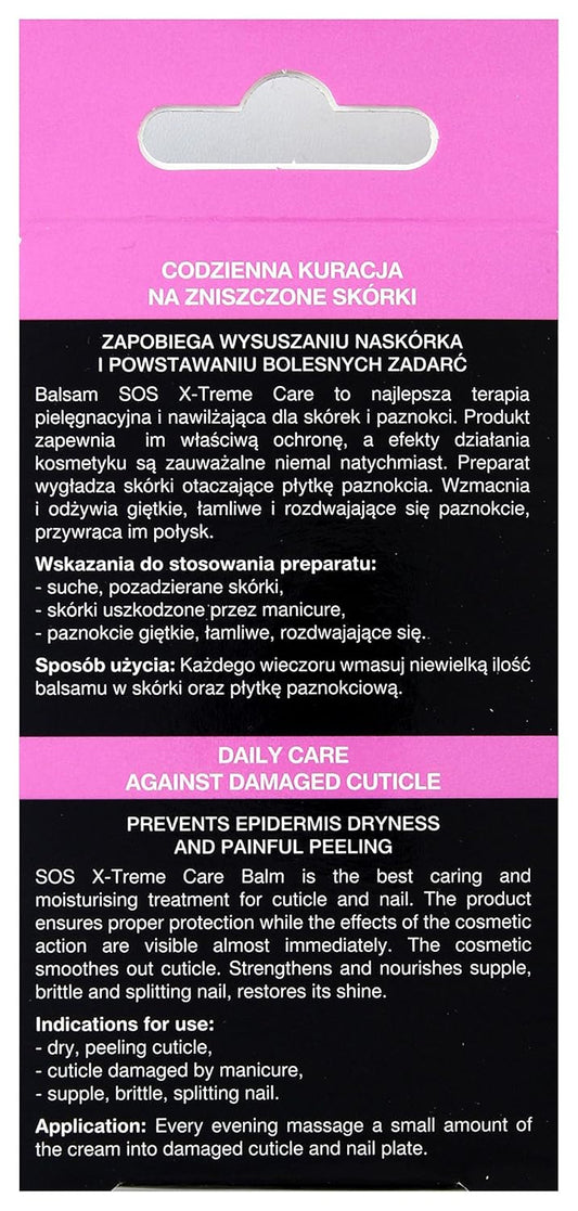 Eveline Nail Therapy X-Treme Care Argan Oil Nail & Cuticles Balm SOS 12ml by Eveline Cosmetics : Beauty & Personal Care