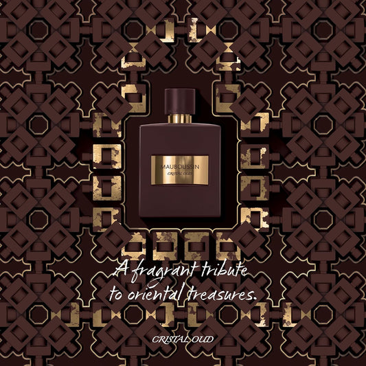 Mauboussin - Pour Lui Cristal Oud 100Ml (3.3 Fl Oz) - Eau De Parfum For Men - Oriental Scent