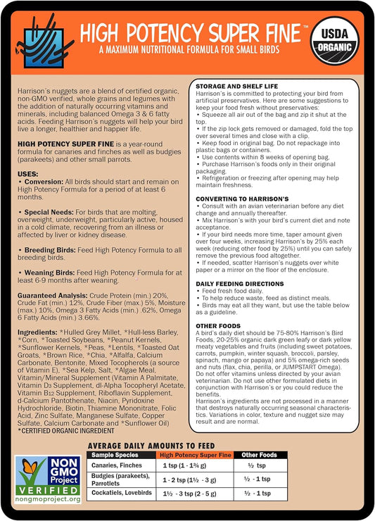 Harrison'S Bird Foods Hpsf454Hpsf454