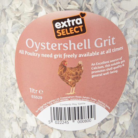 Extra Select Oystershell Grit Tub, 1 Litre10Es529