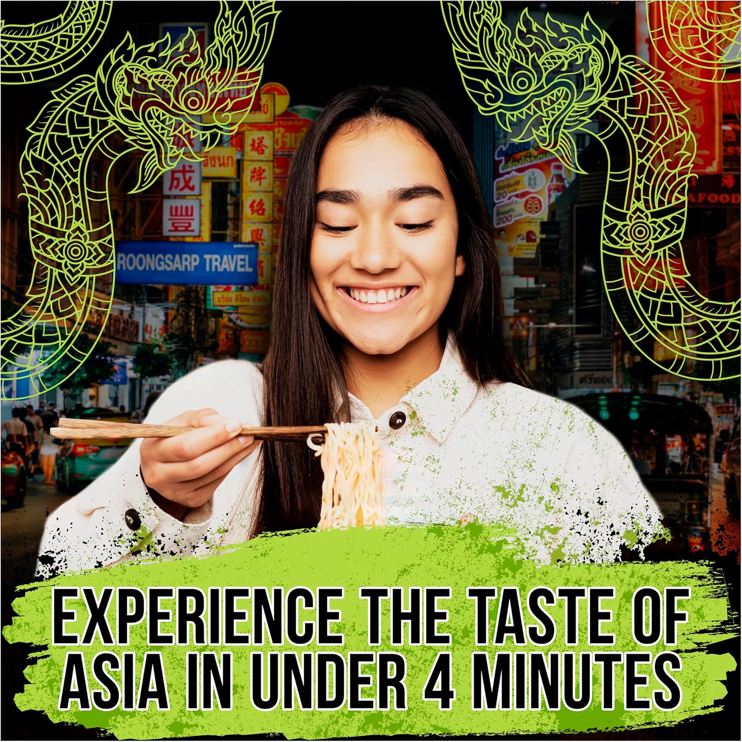 Pot Noodle Fusions Thai Green Curry Instant Snack vegan quick to make snack pot 8x 117 g : Amazon.co.uk: Grocery