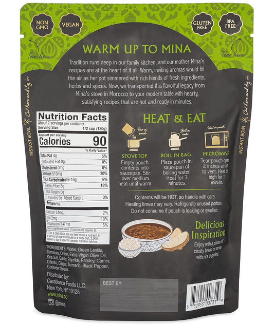 Mina, Loubia Moroccan White Bean Stew, 10 Ounce