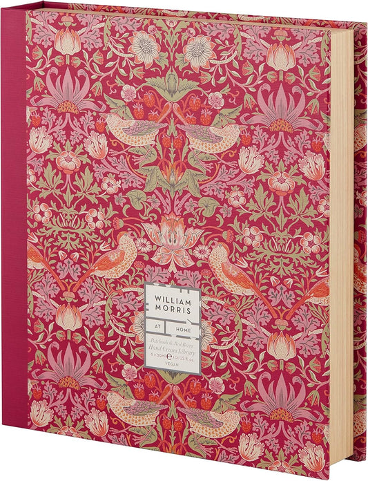 William Morris At Home Patchouli & Red Berry Hand Cream Gift Set Collection | Infused With Shea Butter & Essential Oils | Travel Friendly Sizes | 6 X 30Ml