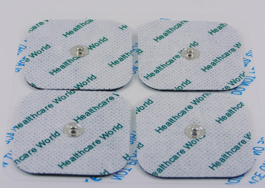 Tens Electrodes Combo-Pack For Beurer And Sanitas Tens And Ems Machines Set Of 8 Square & 8 Rectangle Studded Electrodes