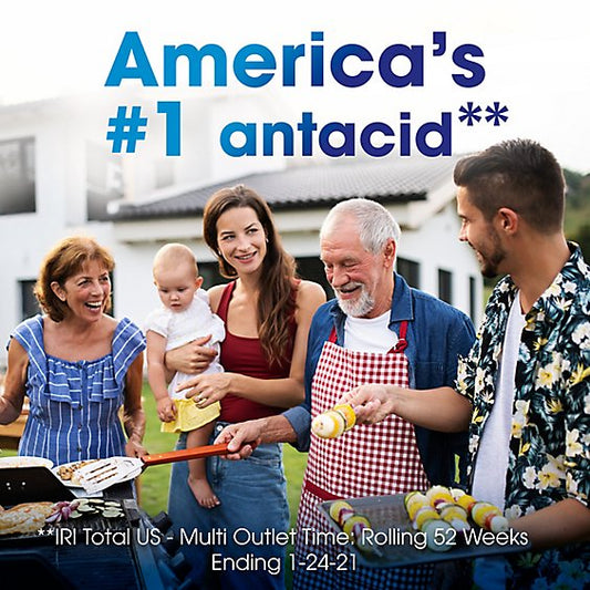 Tums Extra Strength 750 Chewable Antacid Tablets, Assorted Berries Flavor, 100 Count