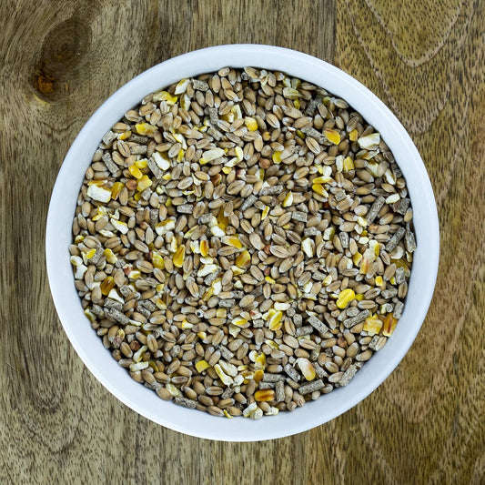 Duck Food 1Kg - Goose And Swan Food - Seed And Nutri Pellet Feed Mix - Seedzbox - Natural Treats For Wild Waterfowl - Wheat Kibbled Maize And Soya Beans - High In Fibre Iron And Protein