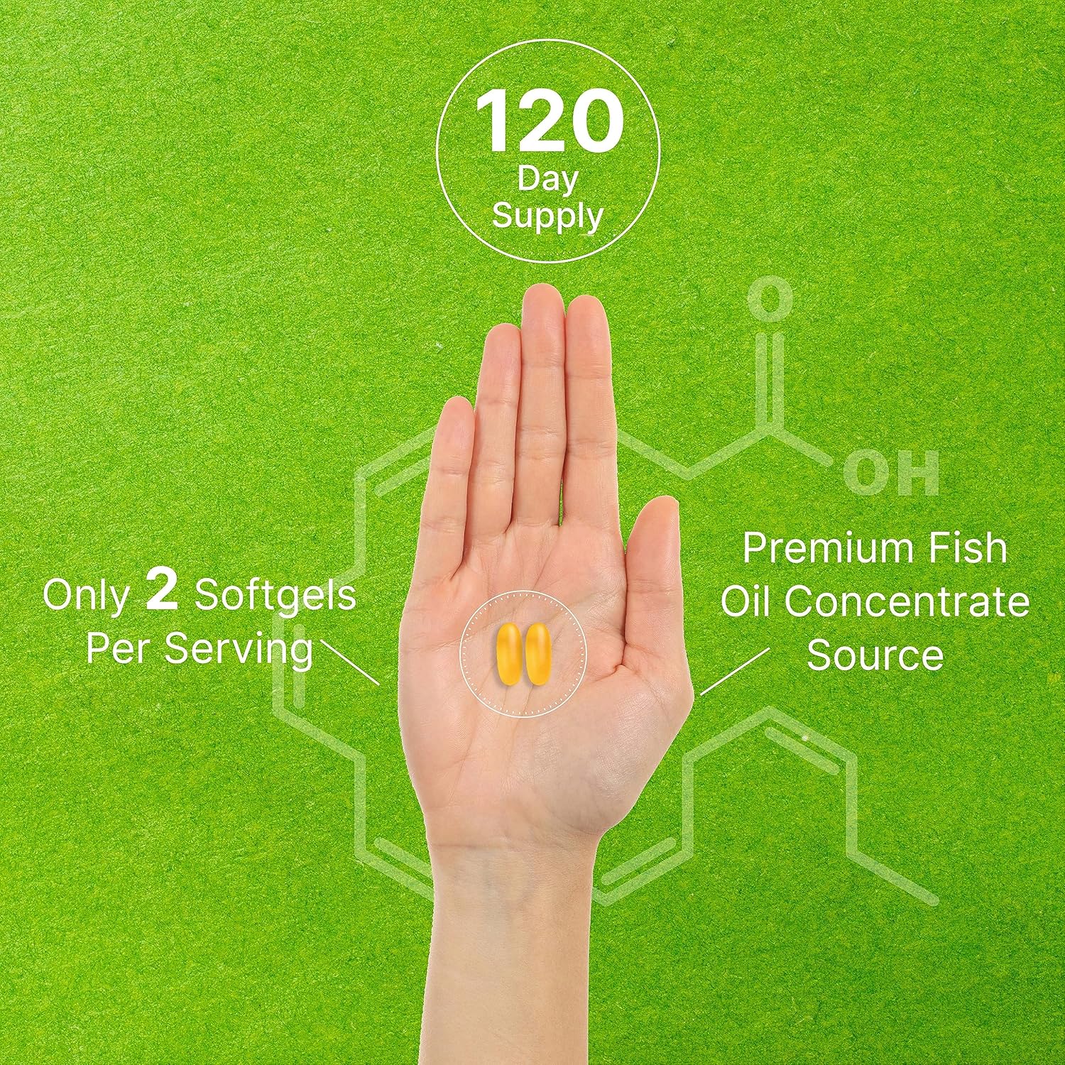 Dha Supplements | 240 Softgels, Burpless, Lemon Flavor, Dha 1000Mg + Epa 500Mg, Wild Caught Fish : Health & Household