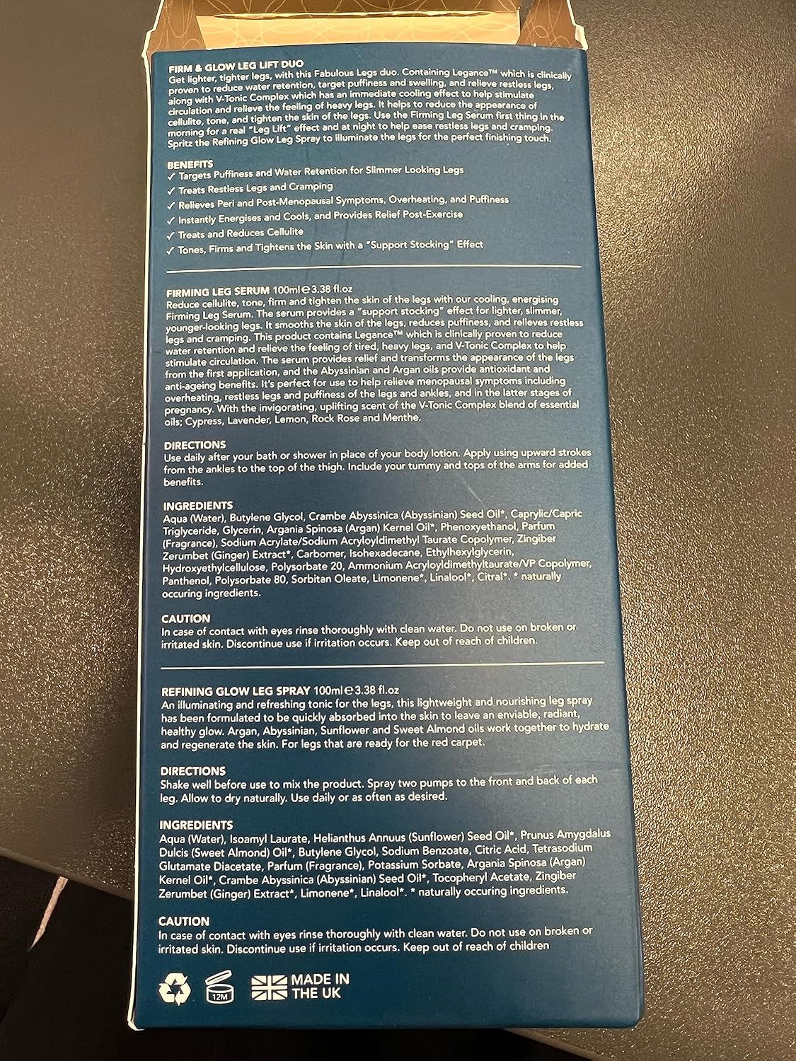 Margaret Dabbs Firm and Glow Fabulous Legs Duo with Firming Leg Serum 200ml and Refining Glow Leg Spray 100ml for Tired and Swollen Legs : Amazon.co.uk: Beauty