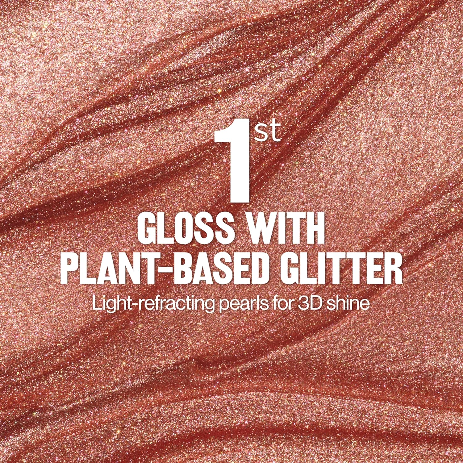 Revlon Super Lustrous Glimmer Gloss, Non-Sticky Lip Gloss, High-Shine Finish, Plant-Based Glitter, 002 Pink Prisma, 0.13 Fl Oz : Beauty & Personal Care