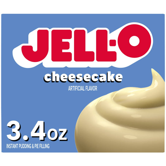 Jell-O Cheesecake Artificially Flavored Instant Pudding & Pie Filling Mix, 3.4 Oz Box