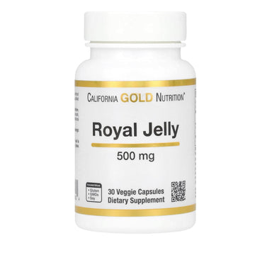California Gold Nutrition Royal Jelly, 500 mg, 30 Veggie Caps