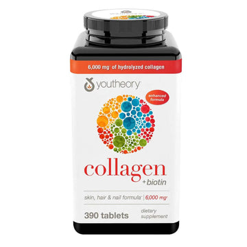 Youtheory Collagen Advanced Formula 1, 2 And 3, 1 Pack (390 Tablets ) Kg2Sgk23