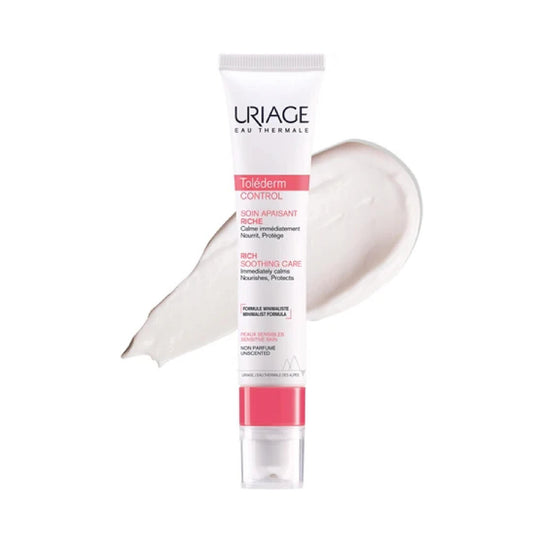 Uriage Toléderm Control Rich Soothing Care Nourishing Soothing Cream For Sensitive And Intolerant Skin
