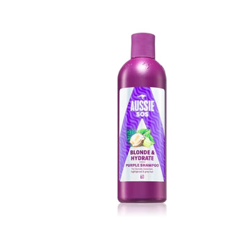 Aussie Sos Blonde & Hydrate Purple Toning Shampoo For Blonde Hair