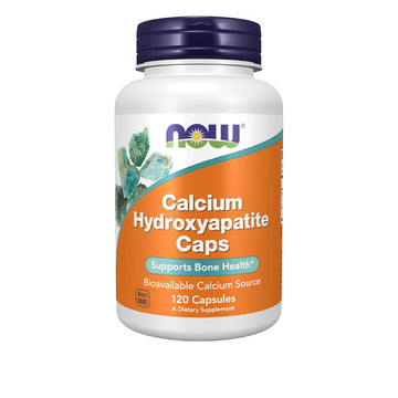 Now Foods Supplements, Calcium Hydroxyapatite Caps, Supports Bone Health*, 120 Capsules