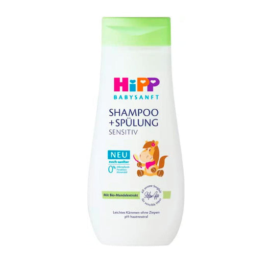 Hipp Babysanft Sensitive Shampoo And Conditioner For Children From Birth