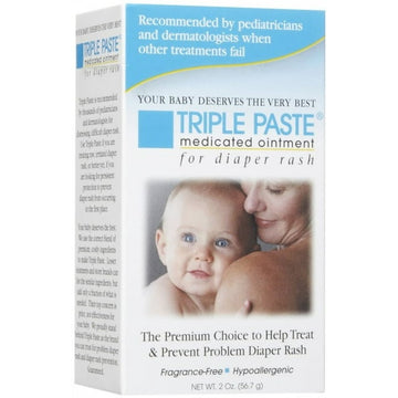 Triple Paste Medicated Ointment for Diaper Rash 2 oz