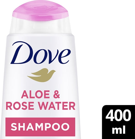 Dove Aloe & Rose Water Shampoo For Hydration And Shine