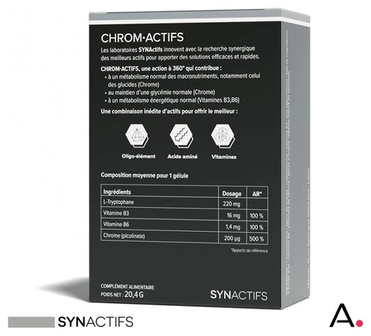 Aragan Synactifs Chromactifs 60 Capsules