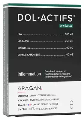 Aragan Synactifs Dolactifs 20 Capsules