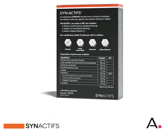 Aragan Synactifs Dynactifs 30 Capsules