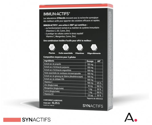 Aragan Synactifs Immunactifs 30 Capsules