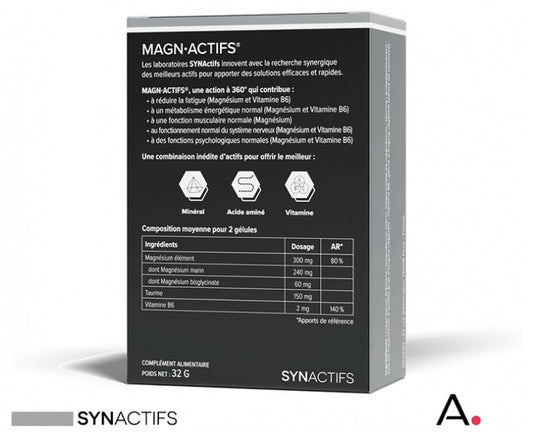 Aragan Synactifs Magnactifs 60 Capsules