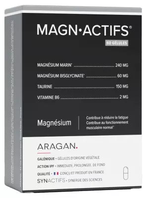 Aragan Synactifs Magnactifs 60 Capsules