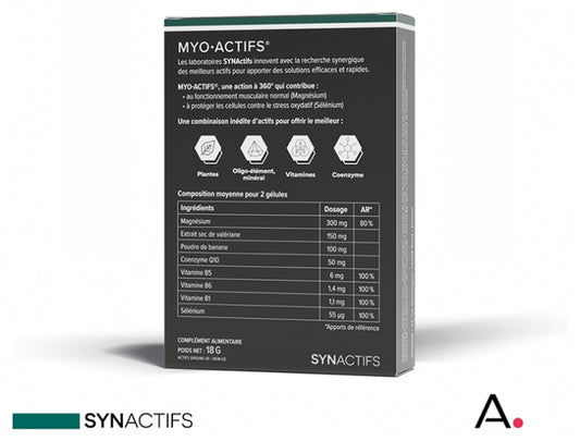 Aragan Synactifs Myoactifs 30 Capsules