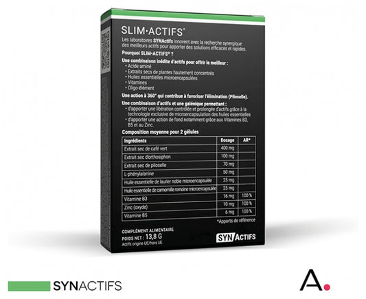Aragan Synactifs Slimactifs 30 Capsules