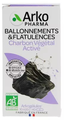 Arkopharma Arkocaps Organic Activated Charcoal 40 Capsules