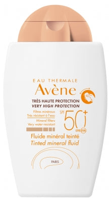 Avène Tinted Mineral Fluid Spf50+ 40Ml