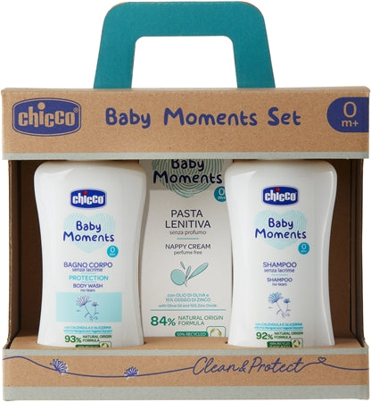 Chicco Baby Moments Clean & Protect Gift Set For Children From Birth