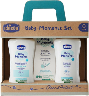 Chicco Baby Moments Clean & Protect Gift Set For Children From Birth