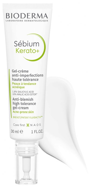 Bioderma Sébium Kérato+ Anti-Blemish High Tolerance Gel-Cream 30Ml