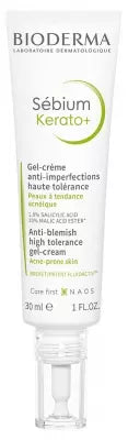 Bioderma Sébium Kérato+ Anti-Blemish High Tolerance Gel-Cream 30Ml
