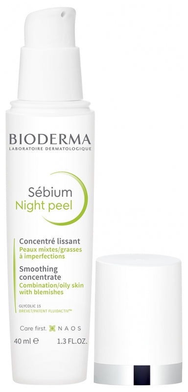 Bioderma SƩbium Night Peel Smoothing Concentrate 40Ml