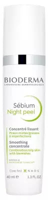 Bioderma Sébium Night Peel Smoothing Concentrate 40Ml