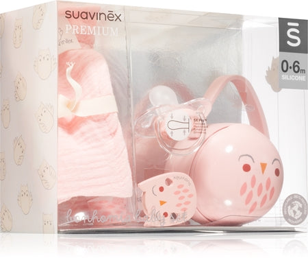 Suavinex Bonhomia Gift Set Pink Gift Set For Children From Birth