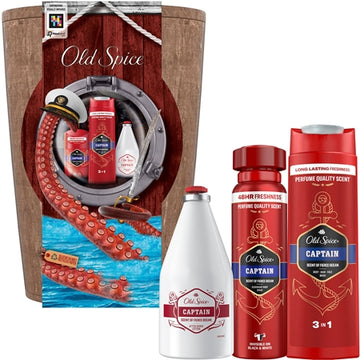 Old Spice Captain Barel Gift Set For Men