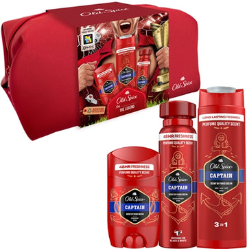 Old Spice Captain Football Gift Set For Men