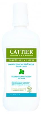Cattier Refreshing Mouthwash Organic 500Ml