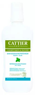 Cattier Refreshing Mouthwash Organic 500Ml