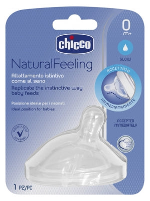 Chicco Natural Feeling Slow Flow Inclined Teat 0 Months And +